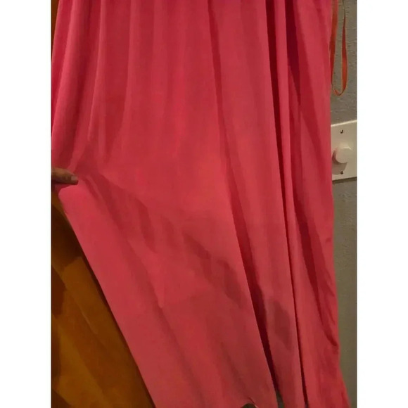 New York & Company Women's Pink Sleeveless Maxi Dress Size M Y2K Fairy - Picture 7 of 14
